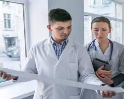 medical students in Russia universities labs and clinics, généré par IA