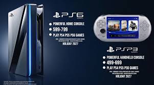 Sony will release the home and portable PS6 in late 2027.