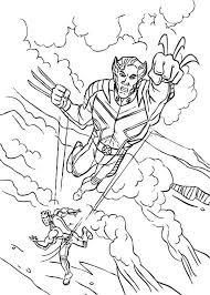 Image result for coloring pages wolverine