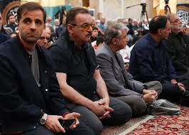 بزرگان فوتبال در مراسم بزرگداشت همسر شهید رهبر انقلاب
