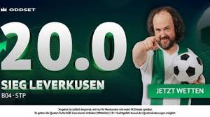 Oddset Quoten-Turbo: 20,0 Quote für Leverkusen gegen St. Pauli am 03.02.