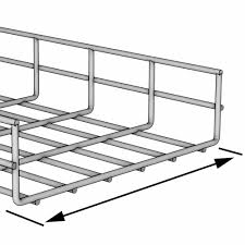 CABLOFIL, 24 in Wd, 2 1/4 in Ht, Wire Mesh Cable Tray ...