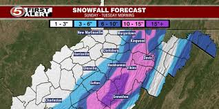 Heavy Snowfall Forecast for West Virginia Mountains