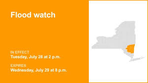 Flood watch issued for Capital Region, Hudson Valley for Tuesday and Wednesday triggered by prolonged rainfall
