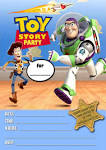 Toy story party invitations