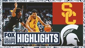 USC Trojans vs. No. 12 Michigan State Spartans Highlights 🏀 FOX College Hoops