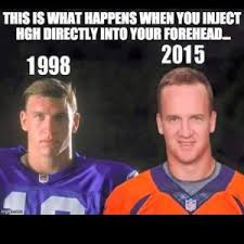 Image result for peyton manning forehead