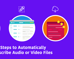 Transcribe audio and video files