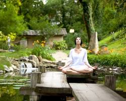 Seating in meditation gardens