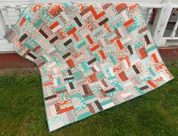 Résultat de recherche d'images pour "jelly roll strip quilt pattern"