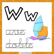 Resultado de imagen de letra w