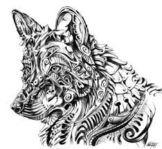 Image result for cool wolf art