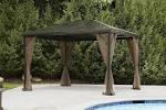 Grand Resort x Hardtop Gazebo with Netting - Sears