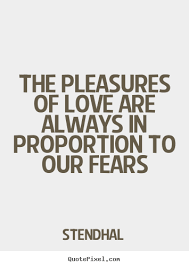 Love quotes - The pleasures of love are always in proportion to ... via Relatably.com