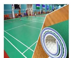 Image of PVC vinyl badminton court