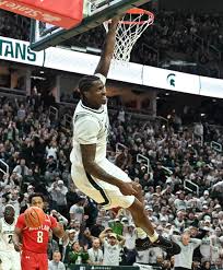 Flight 55 taking off: Some of Coen Carr's dunks for Michigan State
