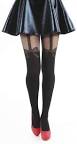 Bow suspender tights