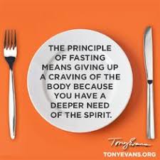 Fasting is one way to bow down to God and acknowledge your need ... via Relatably.com