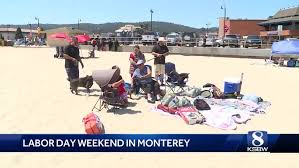 Central Coast beachgoers enjoy Labor Day weekend