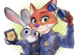 Resultado de imagen para zootropolis judy y nick policias