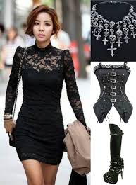 Image result for goth fashion