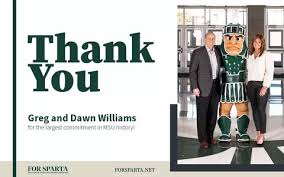 Historic commitment from Greg Williams to MSU Athletics