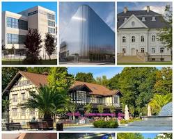 Obraz: Panorama JastrzębiaZdroju z widocznymi obiektami sportowymi