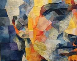 Imagen de cubist painting multiple perspectives portrait