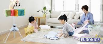 Máy sấy quần áo Holtashi mang nhiều tiện ích