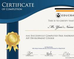 Mobile Application Development Certification course