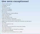 Poeme pour une amie extraordinaire