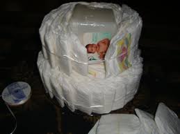 Image result for how to make diaper cake step by step with pictures