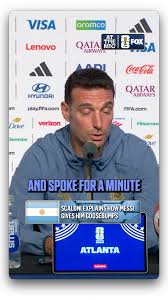Scaloni on Messi's relentless mindset and what it means for future generations