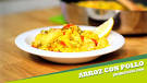 Receta fcil de arroz caldoso con pollo -