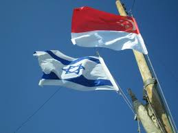 Image result for Singapore ISRAELI FLAG