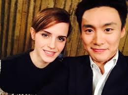 On March 13, Oh Sang Jin was in Berlin, Germany, and he held an interview session with Darren Aronofsky, Emma Watson, Logan Lerman, and Jennifer Connelly, ... - oh-sang-jin-watson-emma