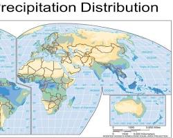 Types and distribution of precipitation