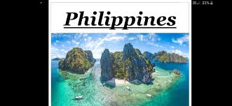 The Philippines, officially the Republic of the Philippines, is an archipelagic country in Southeast Asia. Situated in the western Pacific Ocean, it consists of about 7,641 islands that are broadly categorized under