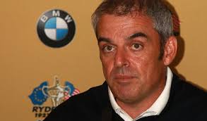 Paul McGinley speaks to reporters at a press conference for the 2010 Ryder Cup - paul-mcginley-ryder-cup-golf_t640