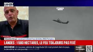 Incendie dans les Landes: "Cette nuit, il faudra être vigilant", explique Sébastien Berger (UNSA Pompiers) — BFM