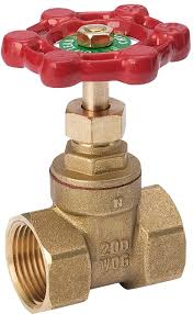 ProLine Threaded Gate Valve, Lead-Free Brass, 1 In.