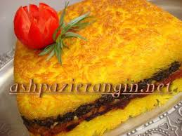 نتیجه تصویری برای خورش آلو اسفناج با مرغ