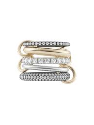Spinelli Kilcollin Galaxy Petunia Sterling Silver, 18K Yellow Gold, & Diamond Ring | Saks Fifth Avenue