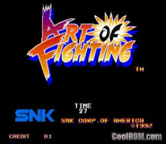 Resultado de imagem para neo geo Art of Fighting