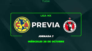 América vs. Tijuana EN VIVO partido de Jornada 7 del Apertura 2026 Liga MX: minuto a minuto