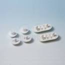 Sphinx S8H9070buffers ovaal set van stuks voor toiletzitting