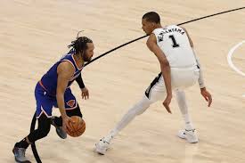 Victor Wembanyama in action during the NBA Finals