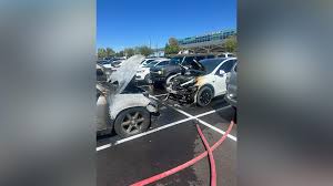 Five cars damaged in fire at Springfield-Branson national airport