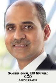 Sanjeev Johri, EIP Mayfield Fund, COO Appcelerator. California: Sandeep Johri has joined Appcelerator as the Chief Operating Officer. - 5q18lWcg