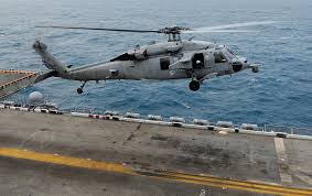 Navy helicopter crashes in Arabian Sea; search ongoing for missing sailor